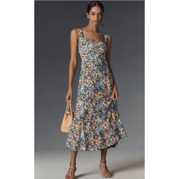Anthropologie | Dresses | Anthropologie Jocelyn Sleeveless Slip Midi ...